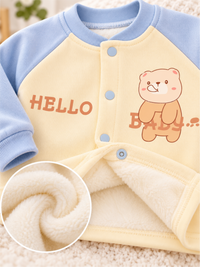 Infant Soft Winter Jacket Set with Matching Pants
