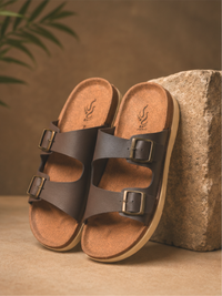 Groviano Comfort Casual Sandals for Men, Brown