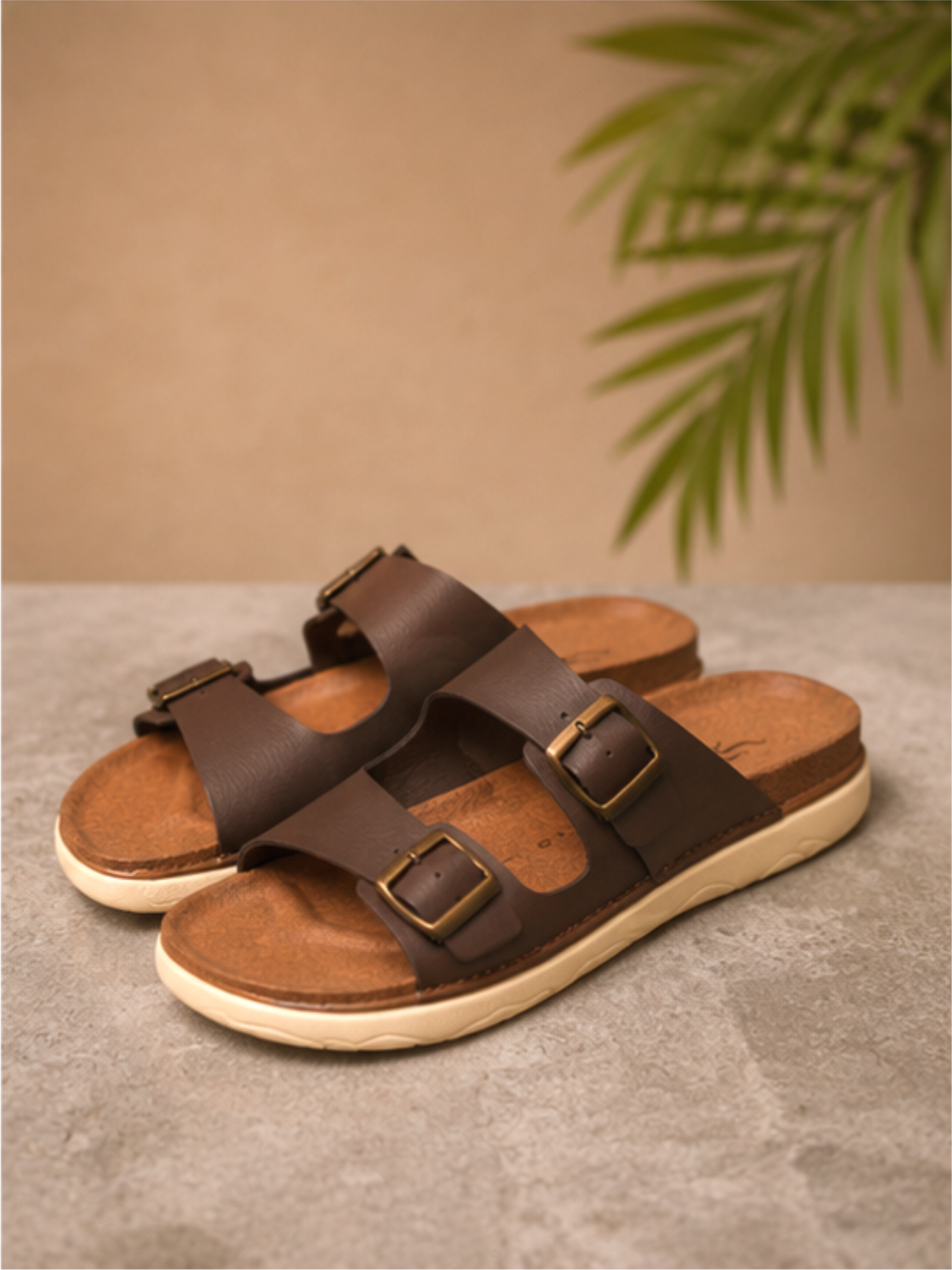 Groviano Comfort Casual Sandals for Men, Brown