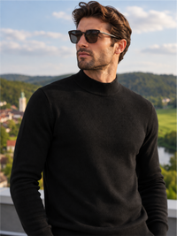 Refined Crew Neck Winter Pullover