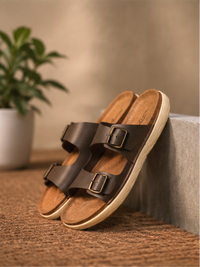 Groviano Comfort Casual Sandals for Men, Brown