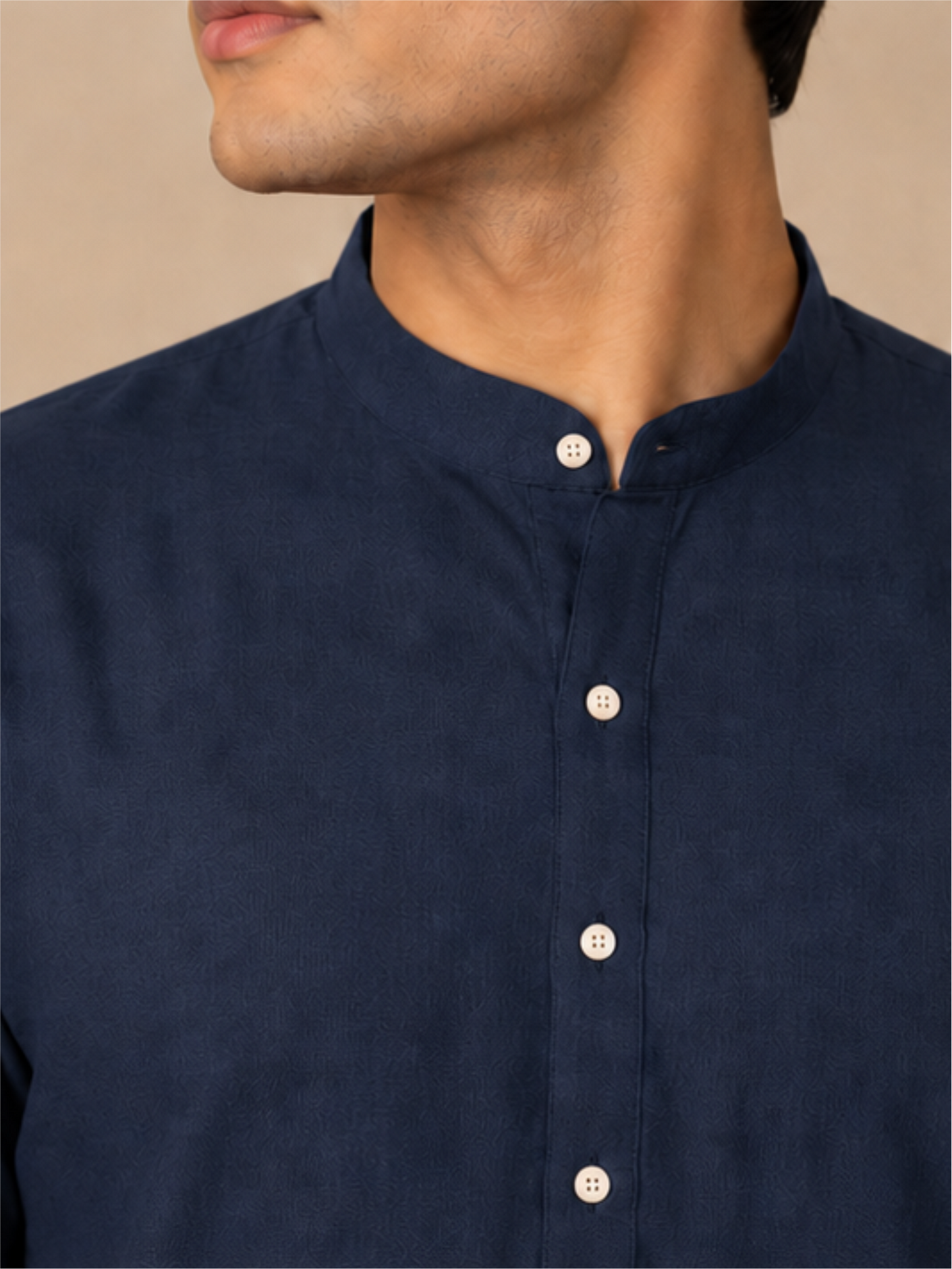 Men Solid Regular Straight Kurta with Bottom, Blue