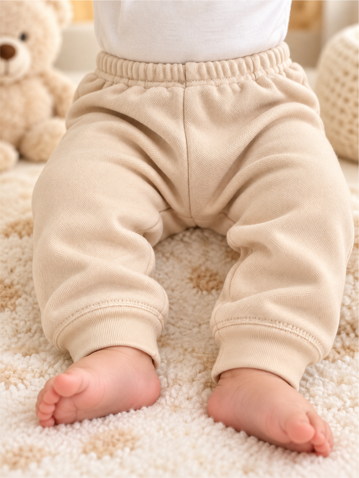Infant Soft Winter Jacket Set with Matching Pants