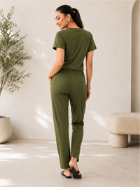 Soft Cotton Printed T-Shirt with Matching Pyjama Lounge & Sleepwear Set