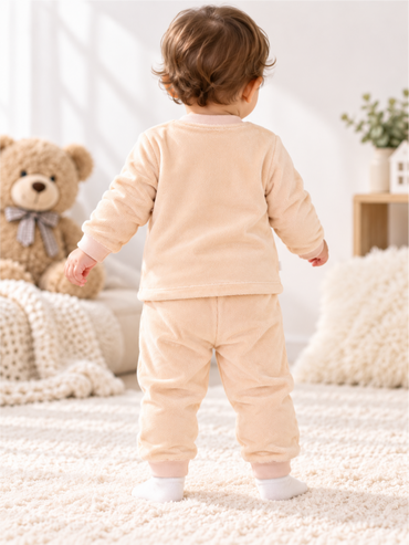 Unisex Baby Soft Winter Lounge Set with Cute Design