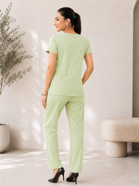 Comfort Fit Cotton Printed T-Shirt & Pyjama Set