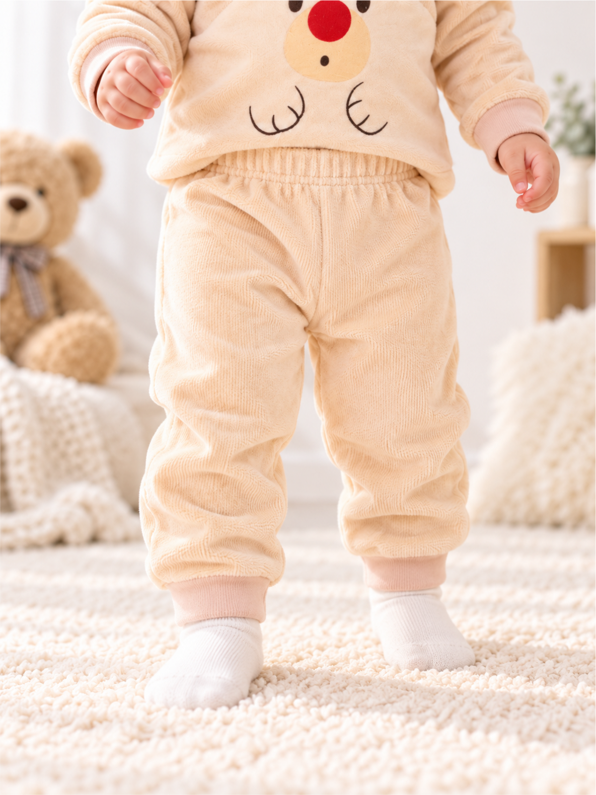 Unisex Baby Soft Winter Lounge Set with Cute Design