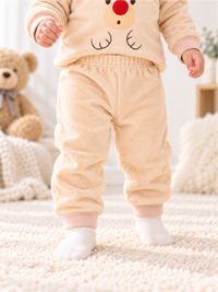 Unisex Baby Soft Winter Lounge Set with Cute Design
