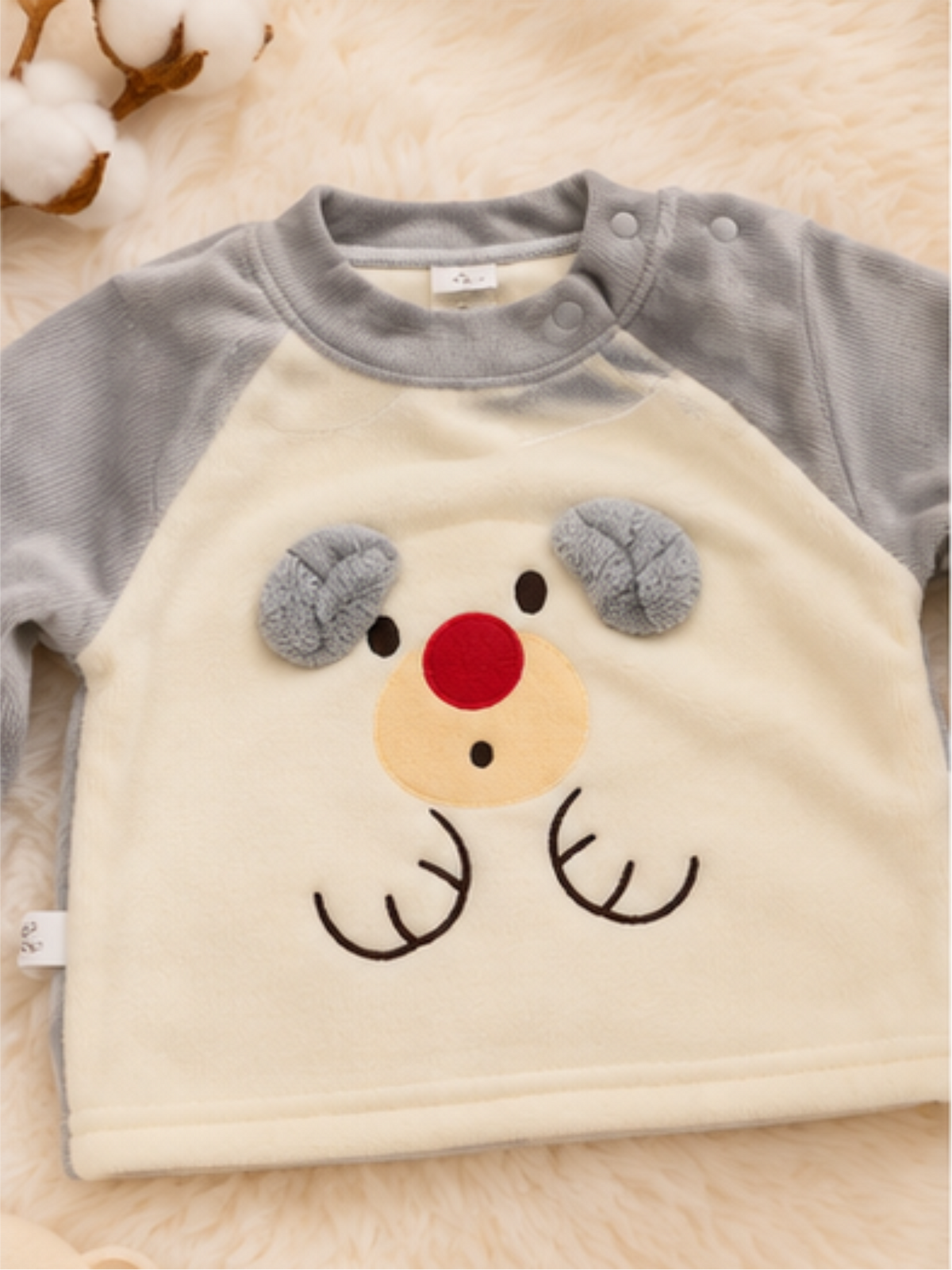 Unisex Baby Soft Winter Lounge Set with Cute Design